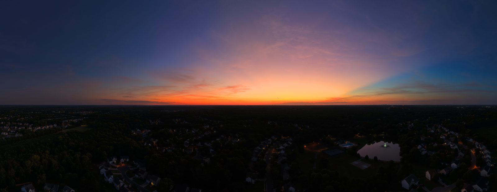 Sunset panorama
